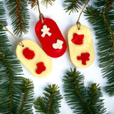Set of 2 - Red and White Christmas Decoration Scented Air Fresheners